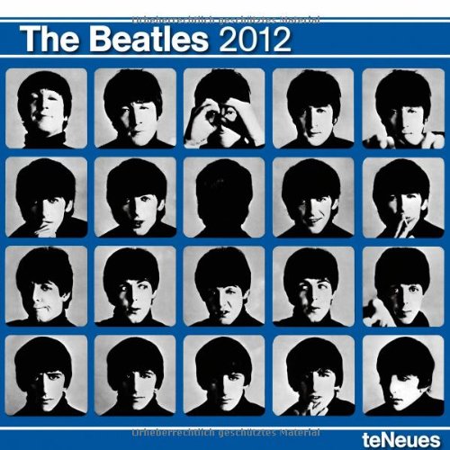 2012 the Beatles Grid Calendar