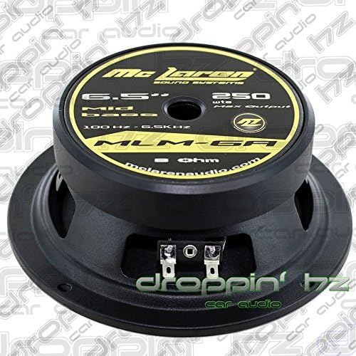 McLaren Audio MLM-6A 6.5" Mid Bass Speaker PAIR