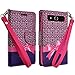 Compatible for ZTE Maven Case/Atrium Z793C / Scend Z791G Case, [Kickstand] PU Leather Wallet Case with ID&Credit Card Slot For ZTE Maven Case, ZTE Atrium Z793C / ZTE Scend Z791G, Hot Pink Cheetah