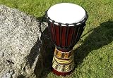 Produkt-Bild: Indonesische Djembe / Trommel 50cm bemalt