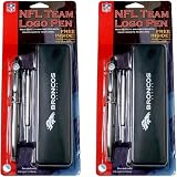 Pro Specialties Denver Broncos Team Logo Fine Writing Pens (Set of 2)