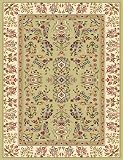 Safavieh Lyndhurst Collection LNH331C Sage and Ivory Area Rug, 3-Feet 3-Inch by 5-Feet 3-Inch