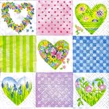 Serviette coeur 1