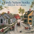 Linda Nelson Stocks Folk Art: 2008 Mini Wall Calendar by  Linda Nelson Stocks