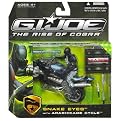 G.I. Joe: The Rise of Cobra - Snake Eyes with Arashikage Cycle
