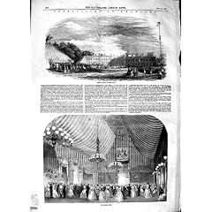 1847 Gro�artiges Ball-Tanzen Rustikaler Sport-Rasen Knowsley