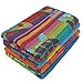 KAUFMAN - Terry Beach & Pool Towel 4-Pack of ASSORTED Designs - 30in x 60in (104700)
