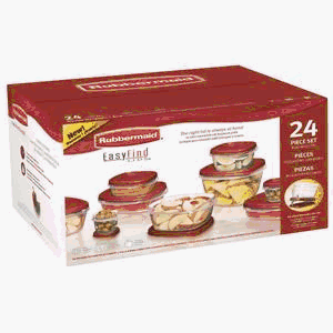 Rubbermaid 7J98 Easy Find Lid 24-Piece Food Storage Containers