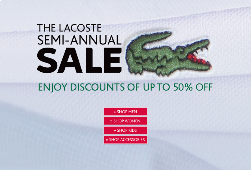lacoste sale
