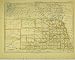 1884 Map Nebraska North America Britannica Ninth Print