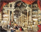 Vedute di Roma Moderna art print 98x130cm by Giovanni Paolo Panini