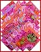Kaffe Fasset Red Magenta Cotton Fabric Quilting Squares