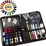 ★SEW SIMPLY BEST CHOICE SEWING KIT★FREE BONUS Extra 20 Multi Colors Thread★ Premium Sewing Supplies with All the Colors That You Really Need, Gift Box - LIMITED TIME OFFER