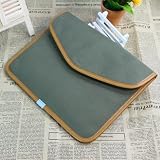 i-Beans 【全8色】iPad / iPad2 用ケース インナーケース ジーンズ生地 ビジネスタイプ 封筒のようなiPad インナーバッグ カーキ色 男女兼用 (1508-2) デニム