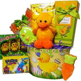 Art of Appreciation Gift Baskets Lucky Ducky Chocolate and Candy Easter Gift Basket