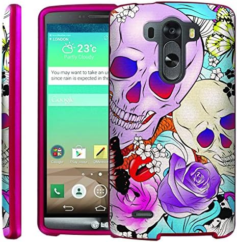 [ManiaGear] Design Graphic Image Shell Cover Hard Case (Skull Love) for LG G3