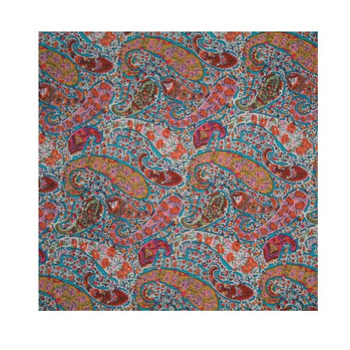 Bright Paisley 'Bourton' Liberty of London Lawn Cotton Handkerchief