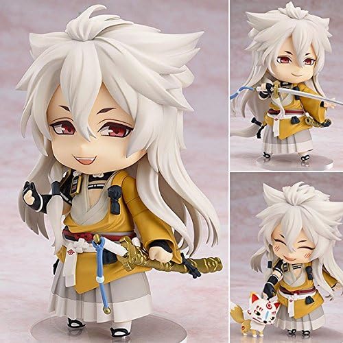 Xibonwe Touken Ranbu Online #525 Cute kogitsunemaru Nendoroid PVC Figure Statue 10cm Toy
