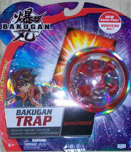 Bakugan Pyrus (Red) Metalfencer FACTORY SEALED Vestroia Bakuneon Single Figure Special Attack TRAP