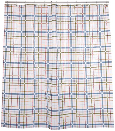 InterDesign Plaid Shower Curtain