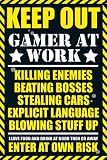 Poster Gaming - Keep Out - Gamer Poster mit Warnmeldungen � la Essen abstellen und verschwinden! - Maxiposter - Gr��e 61 x 91,5 cm