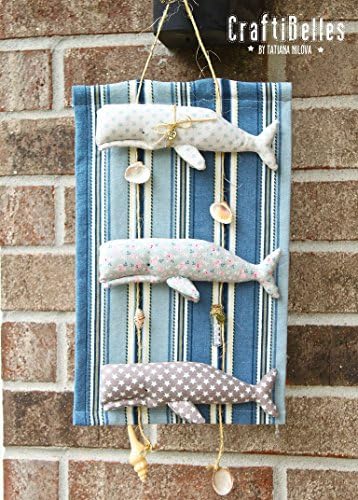 Handmade Whale Pano, Fabric Doll, Gift Idea