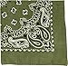 Military Army Trainmen Paisley Bandanas (Olive Drab - 22