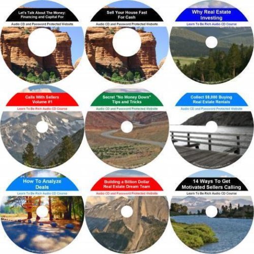 The Advanced No Money Down, Flexible Seller, Work From Home Real Estate Mentoring System on 9 CDs