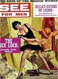 See For Men The Rape of Meeker Women Vintage Pulp Magazine Cover Retro Art Poster