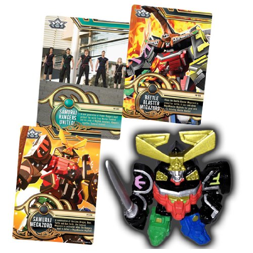 Power Rangers Samurai Trading Cards and Figure [ Figures Vary ]
