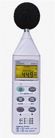 Datalogging Digital Sound Level Meter By Sper Scientific