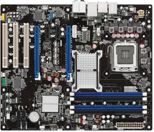 Intel DP45SG Extreme Series P45 ATX DDR3 1333 2xPCIe 2.0x16 3xPCI 1333MHz FSB LGA775 Desktop Board - Retail