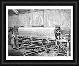 Framed Print of Net loom in the Stuarts factory, c1880 from Heritage-Images