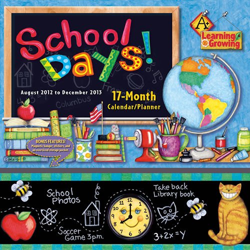 Cheap School Days 2013 Pocket Wall Calendar (B008CNFQ9W)
