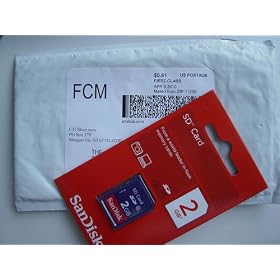 SanDisk 2 GB Class 2 SD Flash Memory Card SDSDB-2048-A11