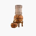 Basketball Beverage Dispenser - Orange