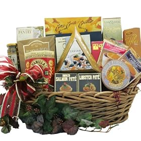 Epicurean Feast Grand Gourmet Food Gift Basket with Caviar by Art of Appreciation Gift Baskets