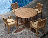 Grade-A Teak Wood Luxurious Dining Set Collections (GVk)