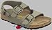 Birkenstock Fersenriemen ''Roma'' aus Birko-Flor in khaki mit schmalem Fussbett