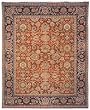 Safavieh Treasures Hand-knotted Handspun Wool Karkan Rug Rust / Navy (9' x 12')