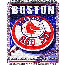 Boston Red Sox MLB Triple Woven Jacquard Throw (MLB Series) (48"x60")