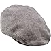 Sterkowski Derby Cap | 100% Linen Flat Cap for Men and Women | Classic Breathable Ivy League