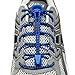 LOCK LACES Elastic No Tie Shoe Laces (Pack of 2) One Size Fits All (Blue-Green)
