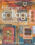 Fabric collage art: 40 + mixed
