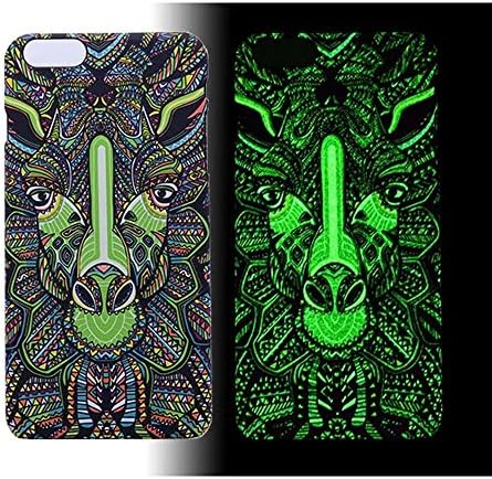 for iPhone 6 plus Case, Dakotacase - Luminous Style Glowing Shell Animal pattern Skin PC Hard Case Cover For Apple iPhone 6 plus 5.5 inch - Glow in the Dark (Style - 10)
