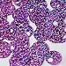 Large Hole Round Sequin 20mm Orchid Light Purple Hologram Glitter Sparkle. Couture Paillettes. Made in USA