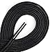 OrthoStep Round Dress Thin Black 45 inch Shoelaces 2 Pair Pack