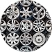 Hubcap Round Mousepad