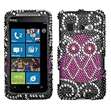 HTC 7 Surround Full Diamond Graphic Case - Owl