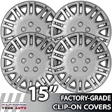2001-2002 Chrysler Sebring 15 Inch Chrome Clip-On Hubcap Covers 